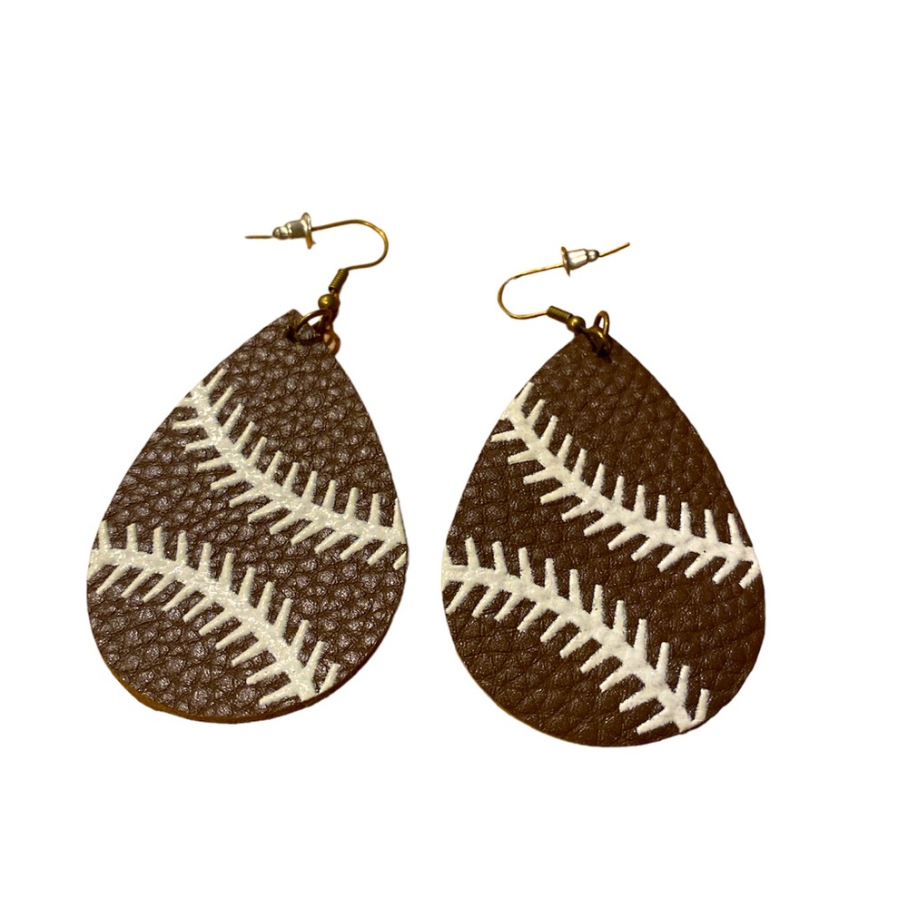 Football 🏈 dangle earrings